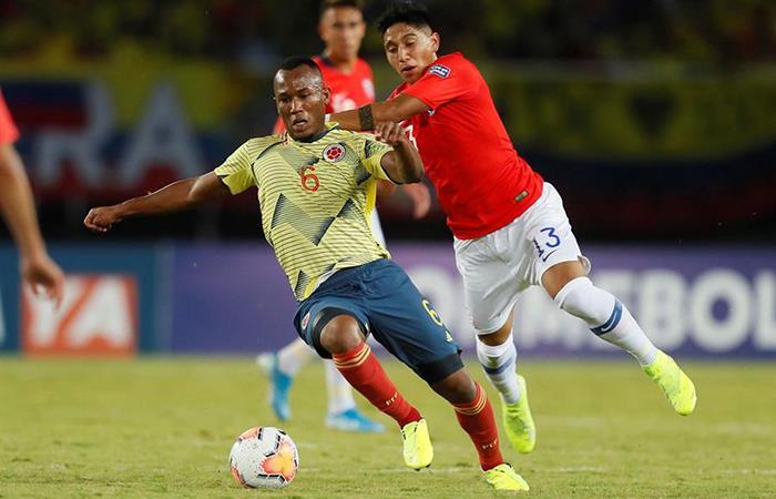 Colombia igualó 0-0 con Chile. Foto: EFE