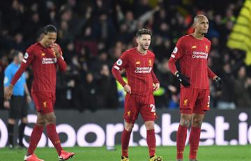 Liverpool perdió su invicto a manos del Watford