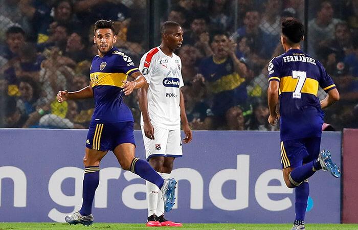 Boca, sin Carlos Zambrano, goleó 3-0 al DIM