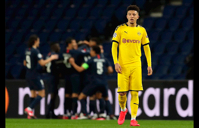 PSG venció Dortmund 2-0 por los octavos de final de la Champions League