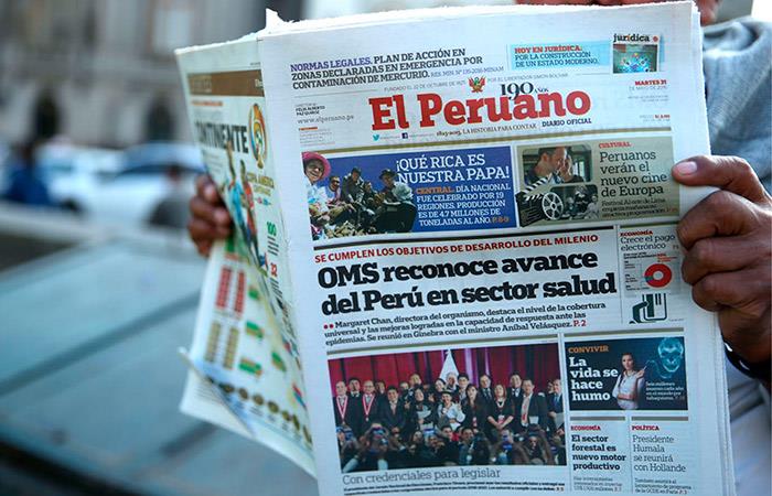 Diario Oficial del Estado, 'El Peruano', dejará de imprimirse. Foto: Andina