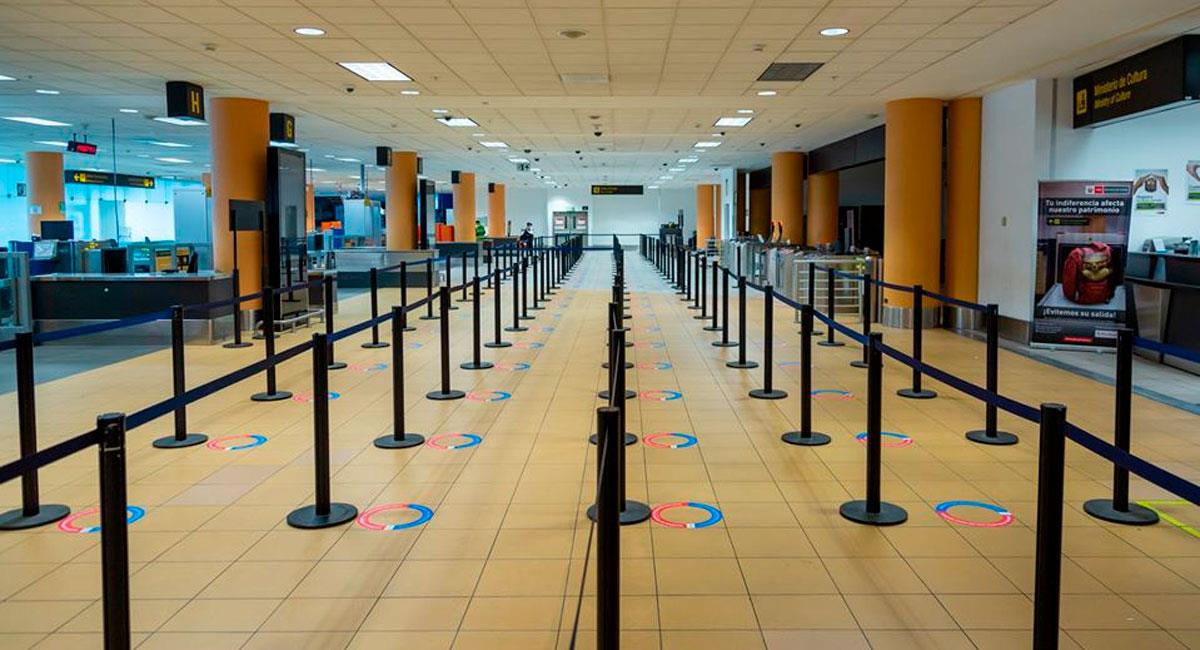 El aeropuerto Jorge Chávez se reabrirá con todas las medidas de bioseguridad. Foto: Facebook