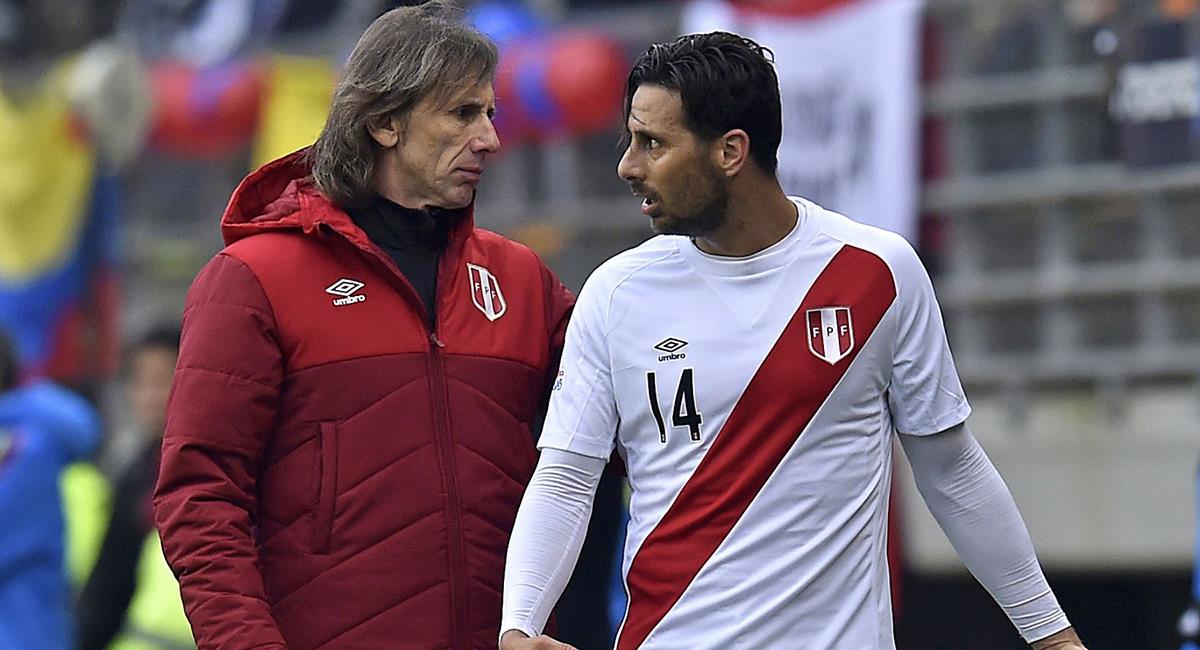 Ricardo Gareca y Claudio Pizarro se han referido en diversas ocasiones al tema de Mundial. Foto: Andina