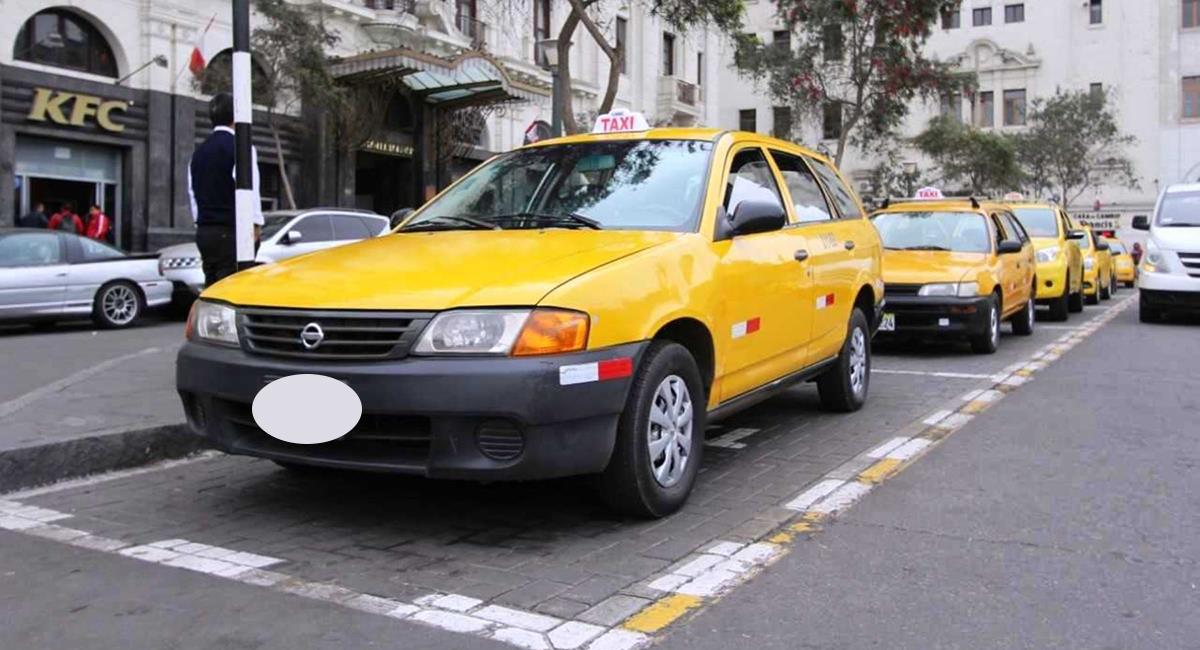 Taxis deberán cumplir medidas sanitarias. Foto: Andina