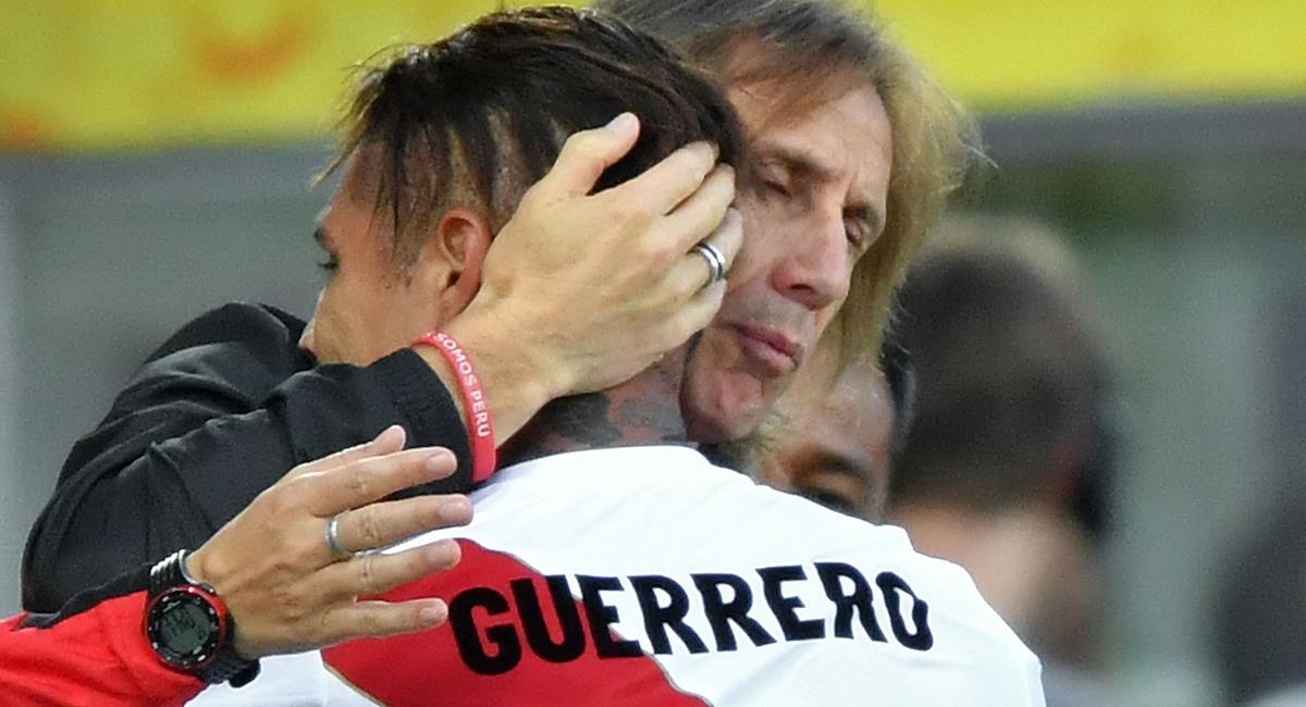 Ricardo Gareca dirige a Paolo Guerrero desde el 2015 en la Selección Peruana. Foto: Andina