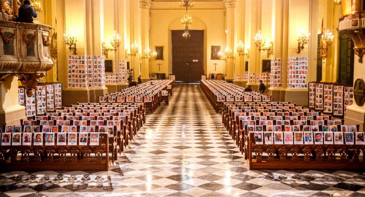 Arzobispado de Lima dedica misa a fallecidos por la pandemia. Foto: Andina /Arzobispado de Lima