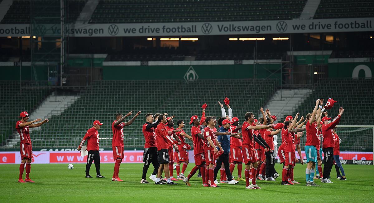 Bayern Múnich logró su octavo título en la Bundesliga. Foto: EFE