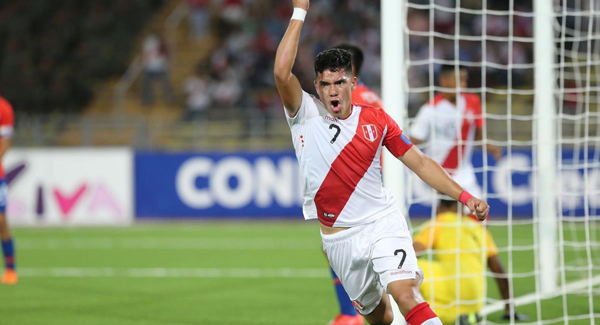 Yuriel Celi fue una de las figuras en la Selección Peruana Sub 17. Foto: Andina