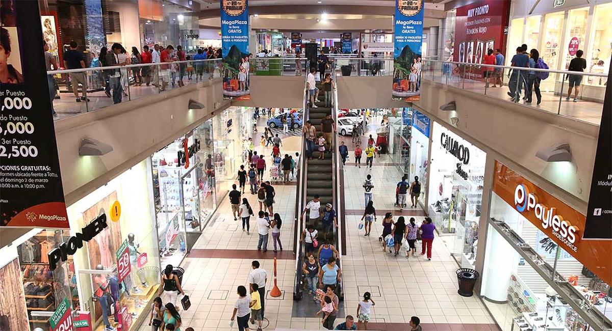 Centros Comerciales reanudan sus actividades desde hoy. Foto: Andina