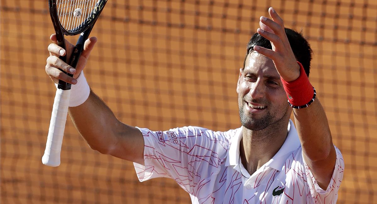 Tenista Djokovic dio positivo a coronavirus. Foto: EFE