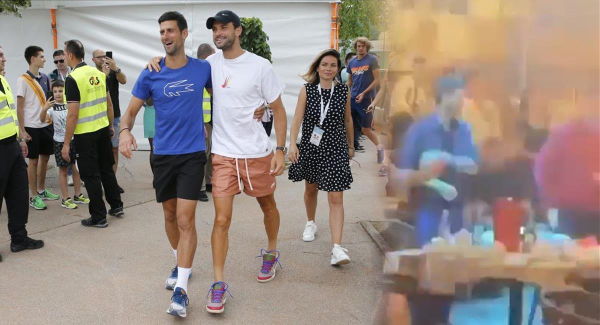 Novak Djokovic y su negligencia en medio de la pandemia. Foto: Twitter
