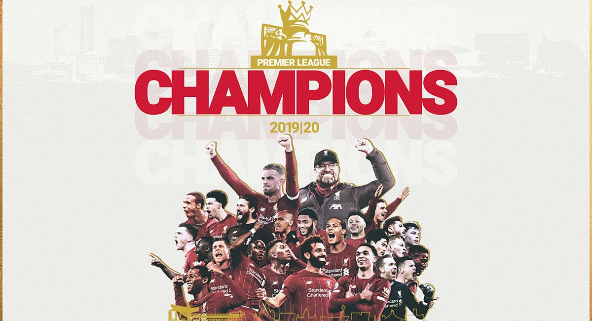 Liverpool se coronó campeón por primera vez en su historia. Foto: Twitter Liverpool