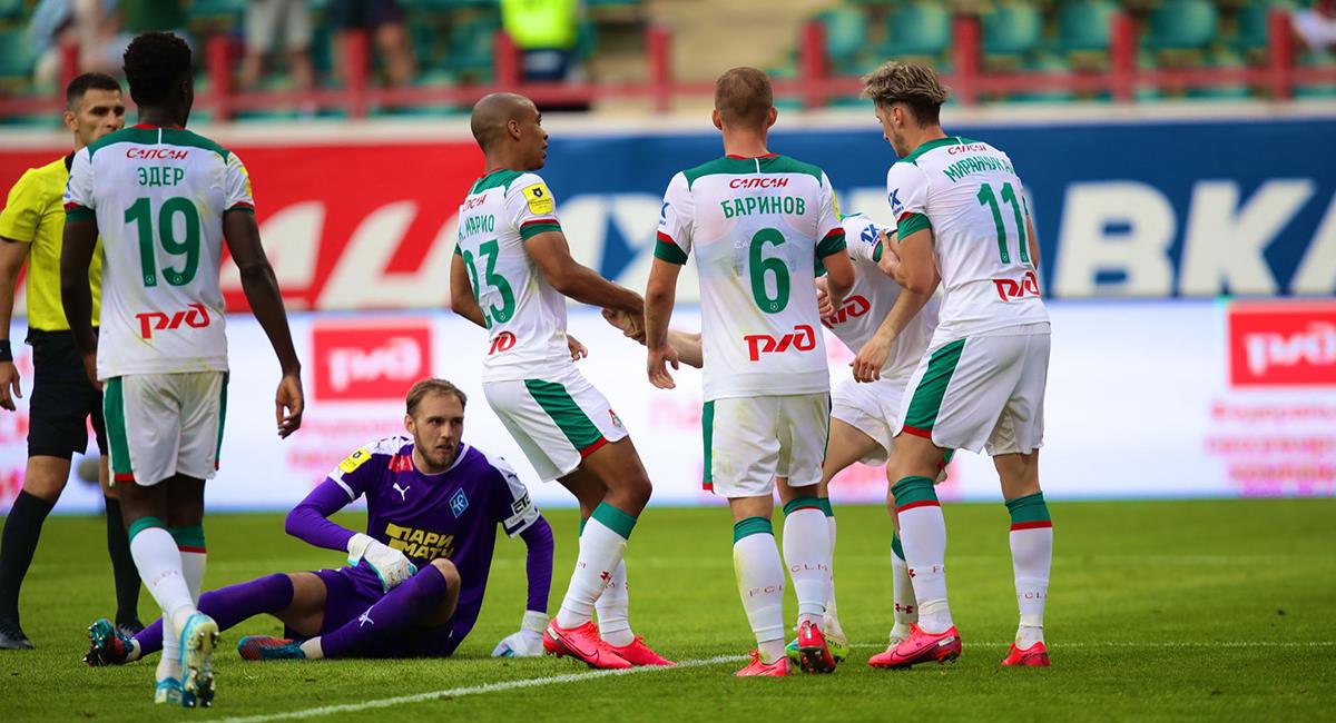 Lokomotiv Moscú logró un empate de manera agónica. Foto: Club Lokomotiv Moscú