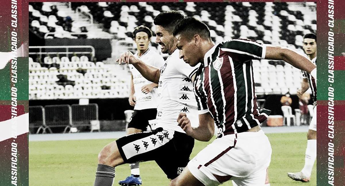 Fernando Pacheco sumó minutos en la semifinal contra Botafogo. Foto: Club Fluminense