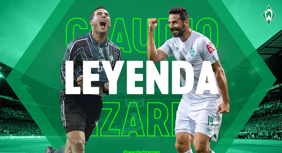 Claudio Pizarro es considerado un ídolo en Werder Bremen. Foto: Club Werder Bremen