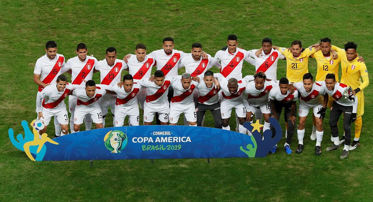 Jugadores de la Selección Peruana en la final de Copa América. Foto: EFE