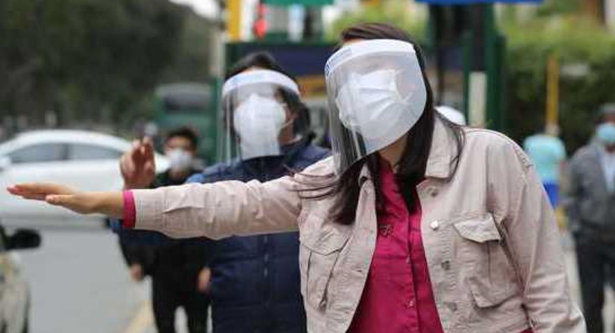 Uso de protectores faciales será obligatorio. Foto: Andina