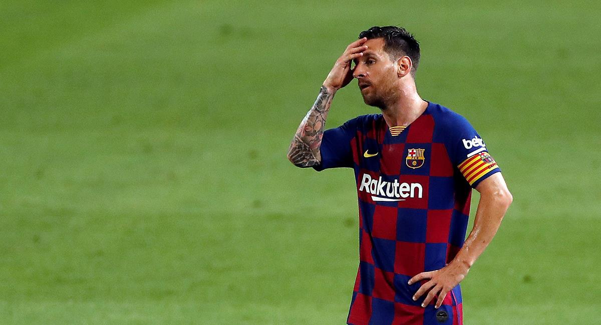 Lionel Messi y su resignación a LaLiga. Foto: EFE