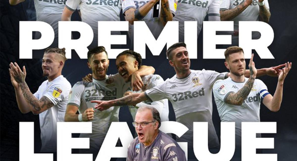 Leeds United se instala en la Premier League. Foto: Twitter Leeds United