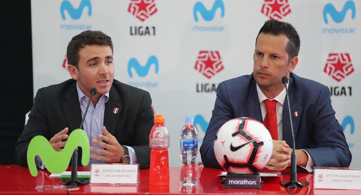 Víctor Villavicencio, gerente general de la Liga 1, explicó casos de contagio. Foto: Twitter @LigaFutProf