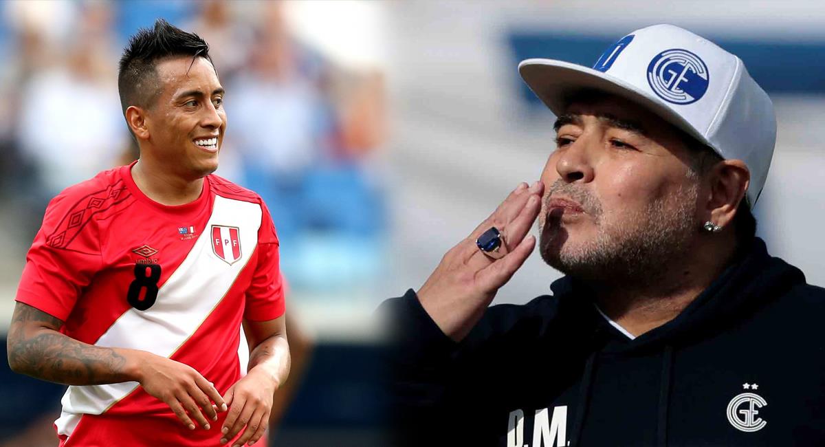 Christian Cueva es de interés para Diego Armando Maradona. Foto: EFE