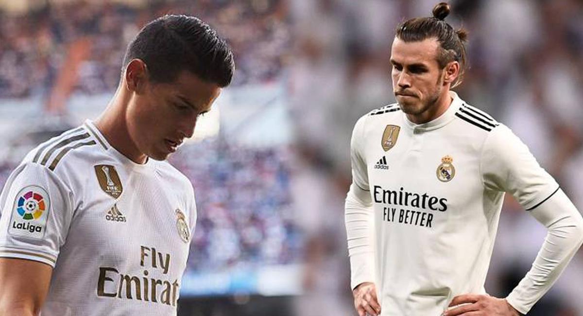 James Rodríguez y Gareth Bale fuera de la lista del Real Madrid. Foto: EFE
