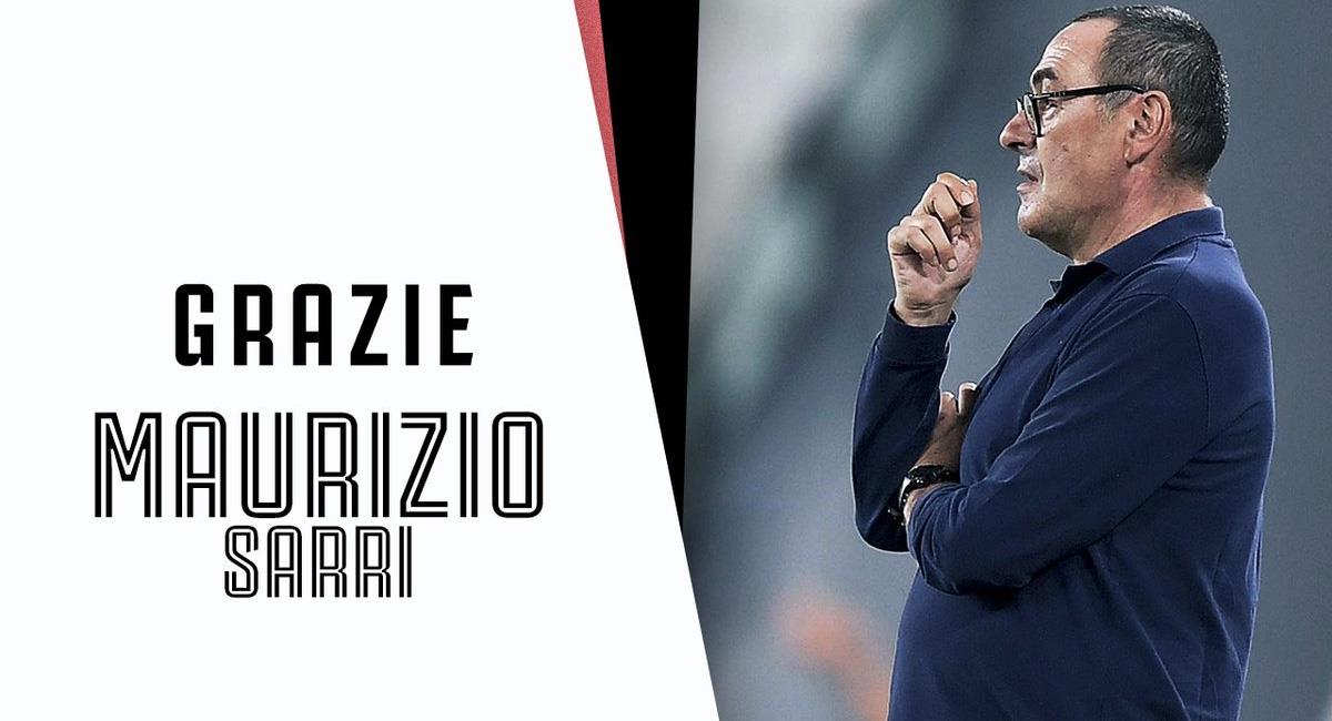 Murizio Sarri es destituido del comando técnico de Juventus. Foto: Twitter @juventusfces