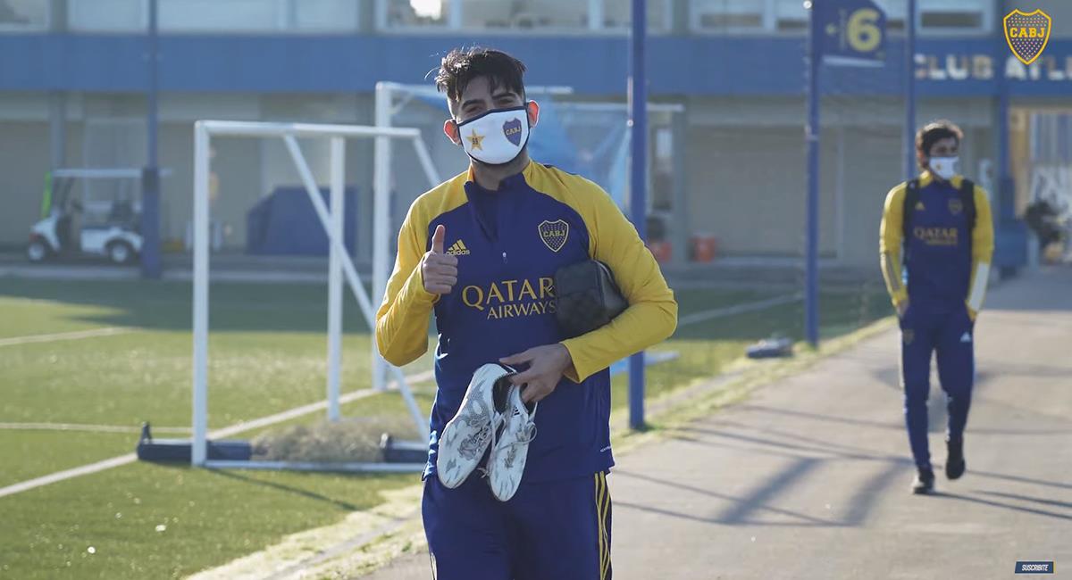 Carlos Zambrano volvió a entrenamientos del cuadro 'xeneize'. Foto: Twitter Boca Juniors