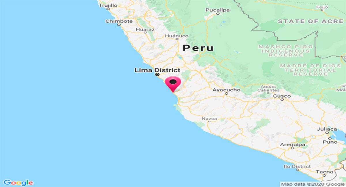Sismo sacude San Vicente de Cañete, al sur de Lima. Foto: Twitter @DHN_peru