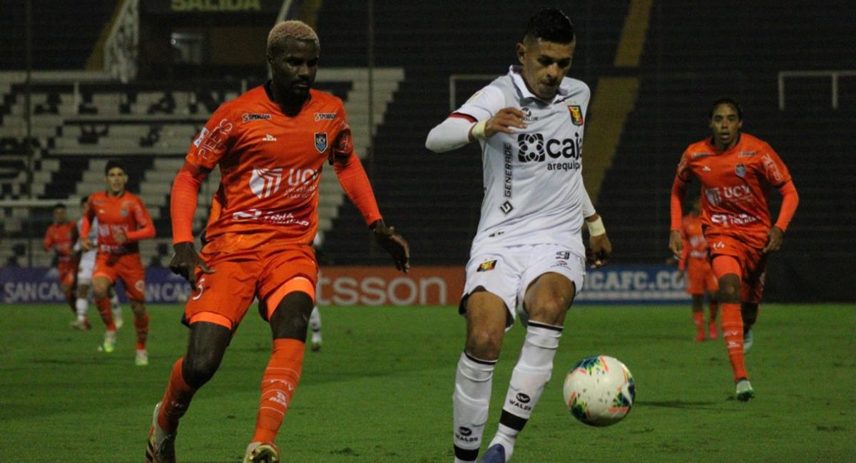 César Vallejo igualó 0-0 con Melgar en Matute. Foto: Twitter Liga de Fútbol Profesional