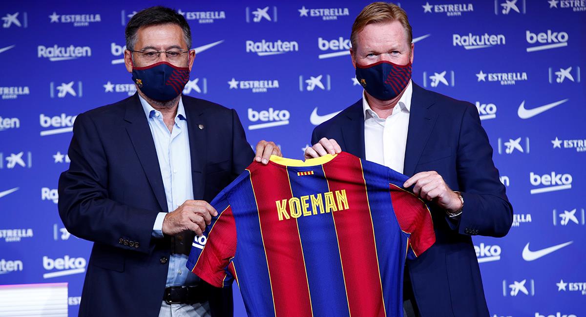 Ronald Koeman es nuevo DT de Barcelona. Foto: EFE