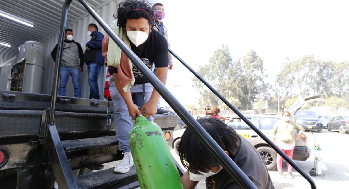 Oxígeno se distribuirá gratis en el Perú. Foto: Andina