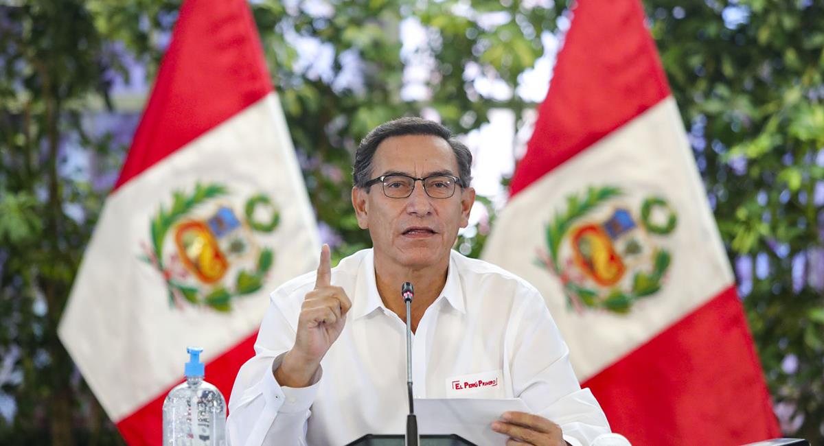 Martín Vizcarra dio nuevos anuncios en conferencia de prensa. Foto: Andina