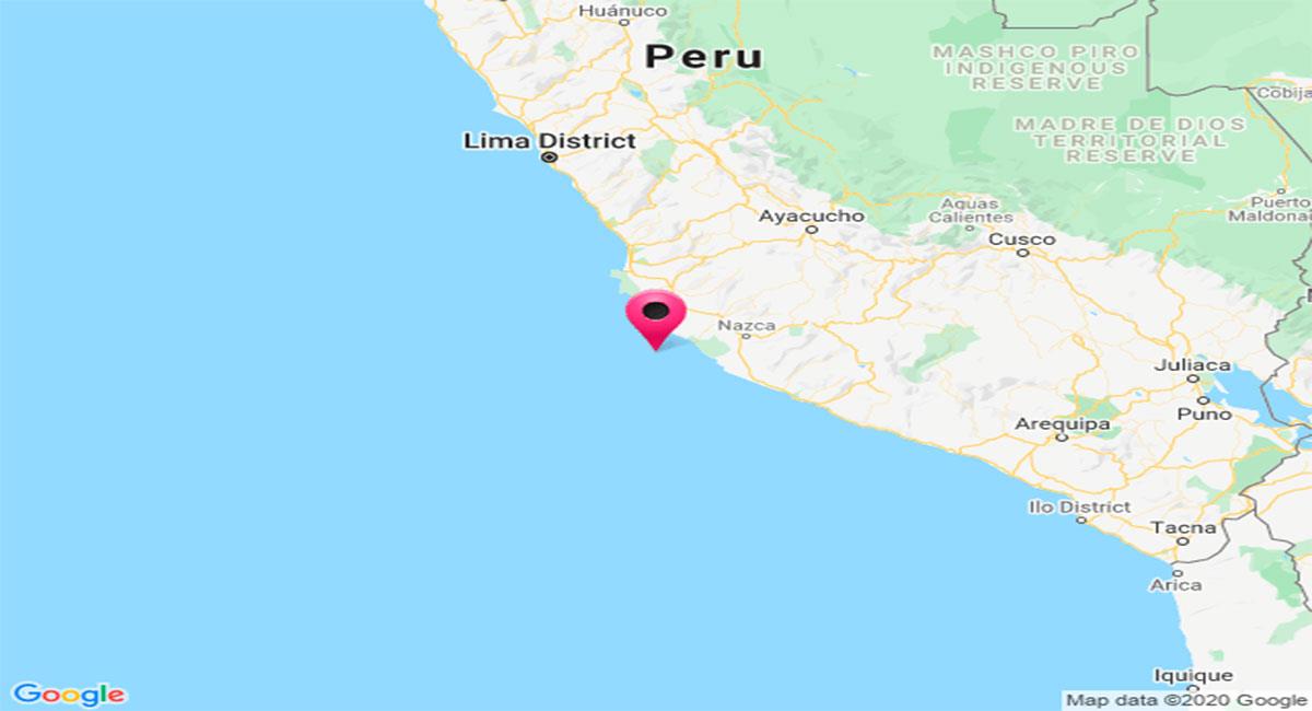 Marcona (Nazca) tembló la noche del jueves 20. Foto: Twitter @DHN_peru