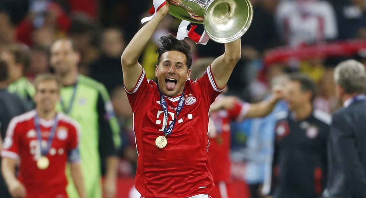 Claudio Pizarro salió campeón de Champions con Bayern en el 2013. Foto: Andina