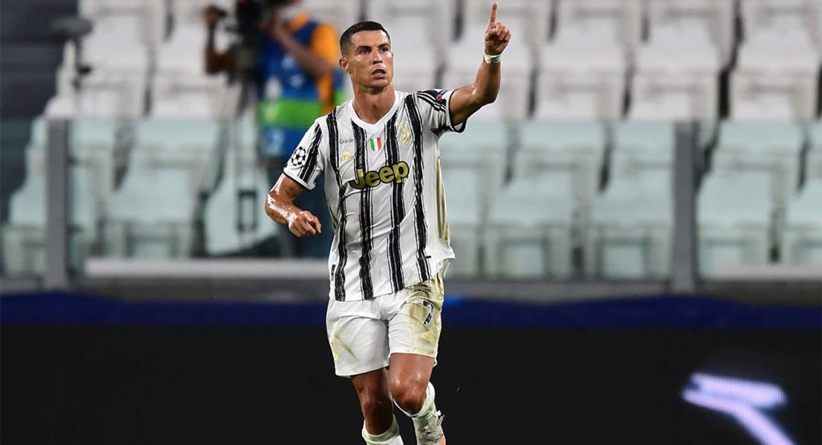 Cristiano Ronaldo marcó un 'doblete' frente a Lyon. Foto: Twitter Difusión