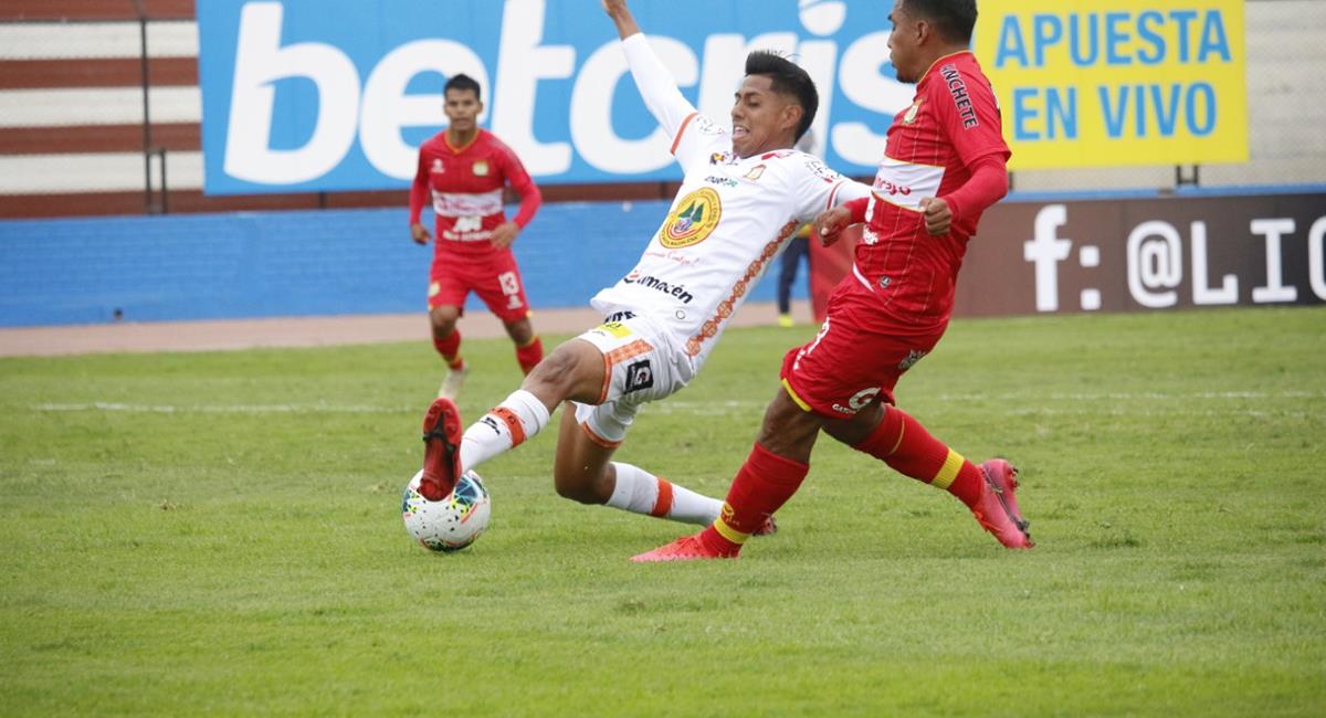 Ayacucho FC se mide ante Carlos Mannucci en el Callao. Foto: Twitter Liga de Fútbol Profesional