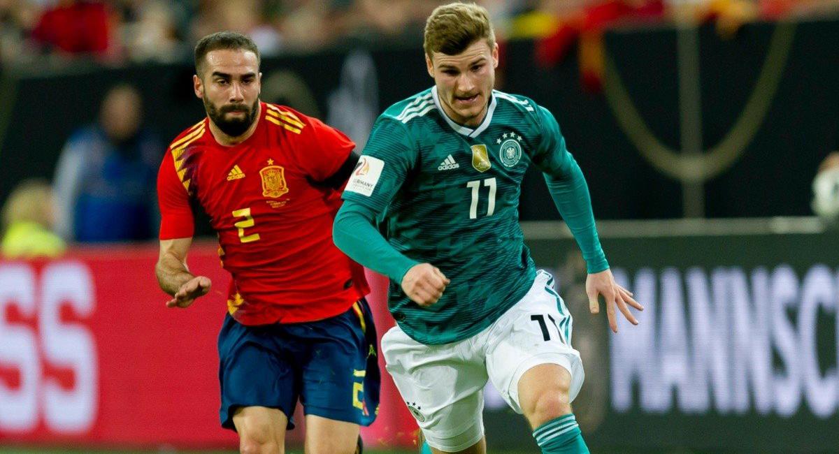 Alemania y España chocarán por la Liga de Naciones. Foto: Twitter Difusión