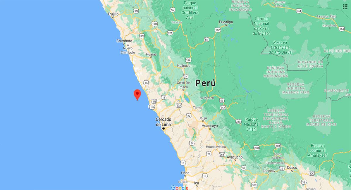 Leve temblor sacudió Barranca este miércoles 02 de septiembre. Foto: Google Maps.