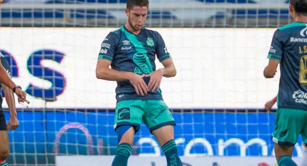 Santiago Ormeño lleva cuatro goles con el Puebla. Foto: Twitter Difusión