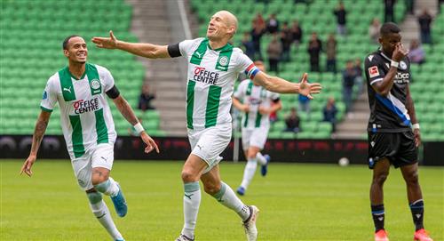 Robben marcó con Groningen (VIDEO)
