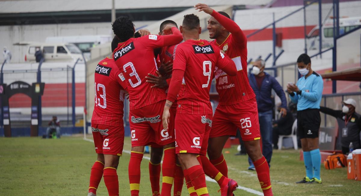 Sport Huancayo venció 1-0 a Boys. Foto: Twitter @LigaFutProf
