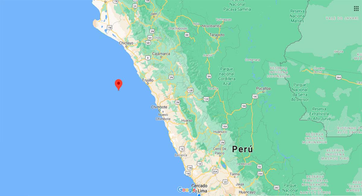 Temblor sacudió San Pedro de Lloc este domingo 13 de septiembre. Foto: Google Maps