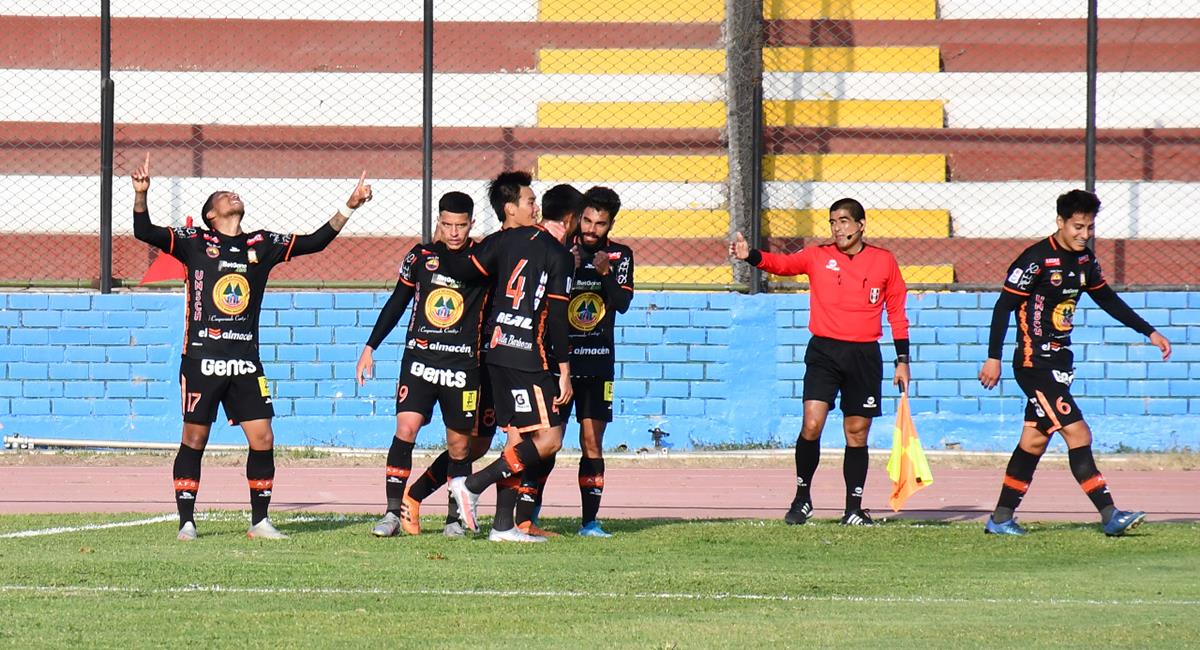 Joao Villamarín anotó el único gol del partido para Ayacucho FC. Foto: Prensa FPF