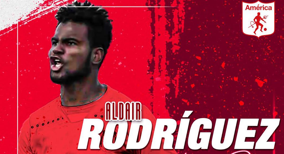 Aldair Rodríguez está próximo a sumarse al plantel colombiano. Foto: Twitter América de Cali