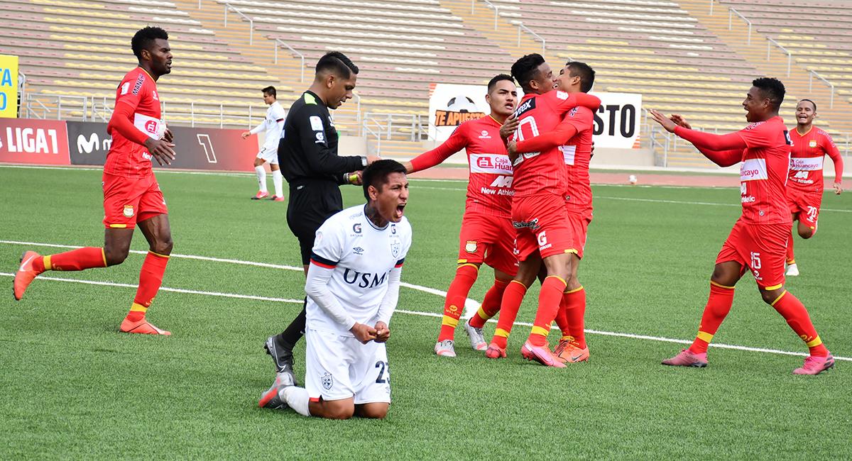 Sport Huancayo logró agónica victoria sobre San Martín. Foto: Prensa FPF