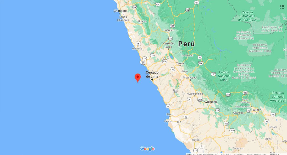 Leve temblor sacudió Callao, en Lima, este viernes 25 de septiembre. Foto: Google Maps