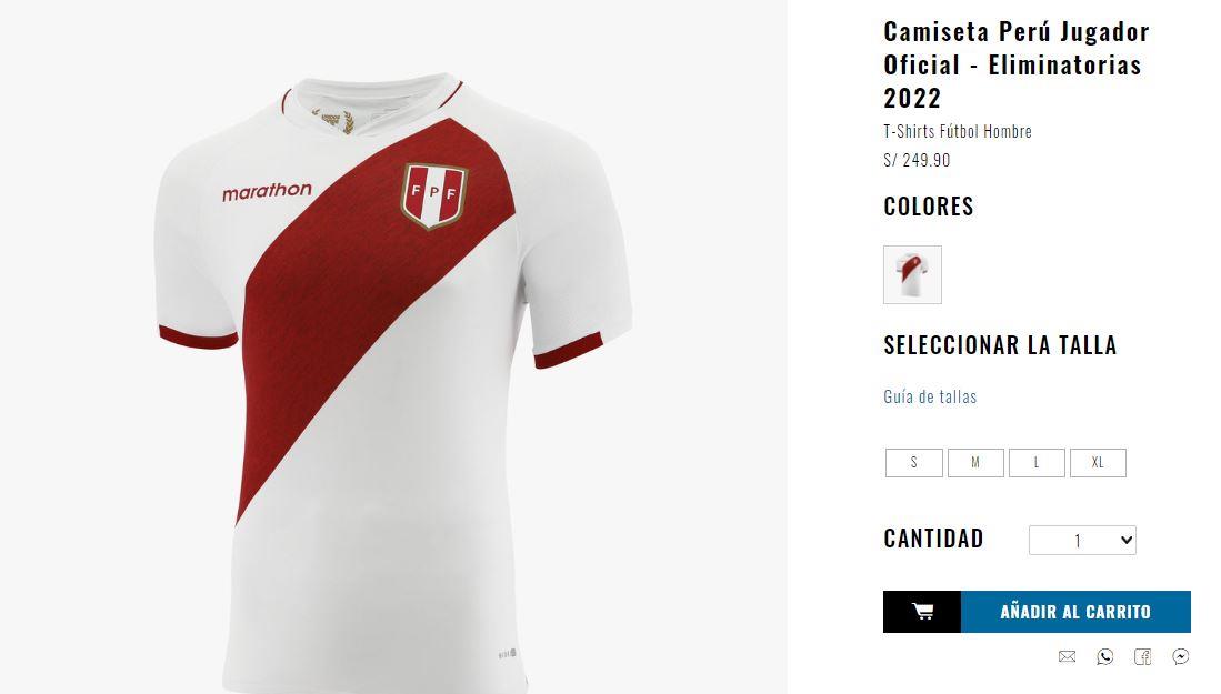 nueva camiseta seleccion peruana