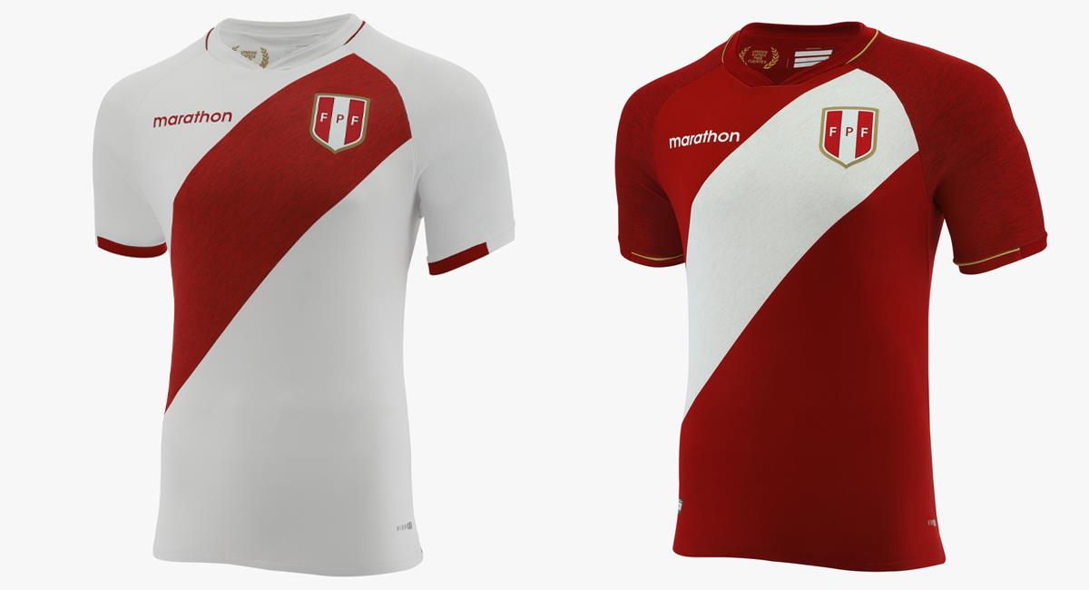 Camisetas de la Selección Peruana para las Eliminatorias. Foto: Marathon 