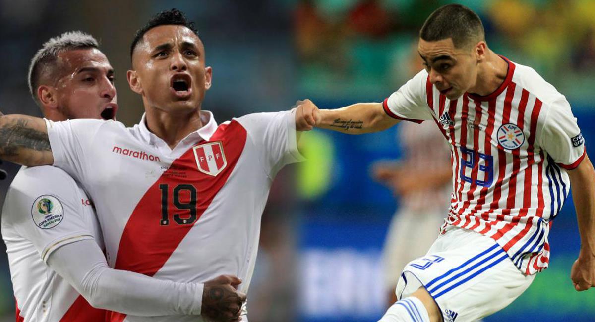 Perú y Paraguay juegan en el Estadio Defensores del Chaco. Foto: EFE